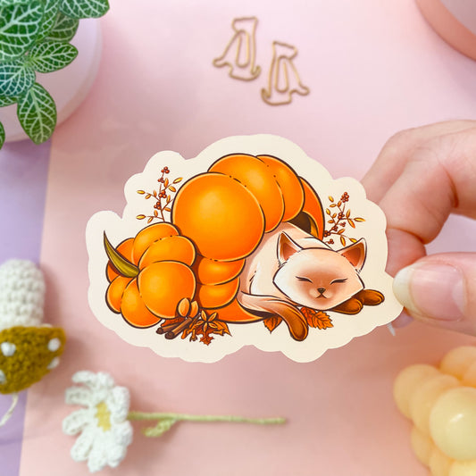 Pumpkin spice sticker