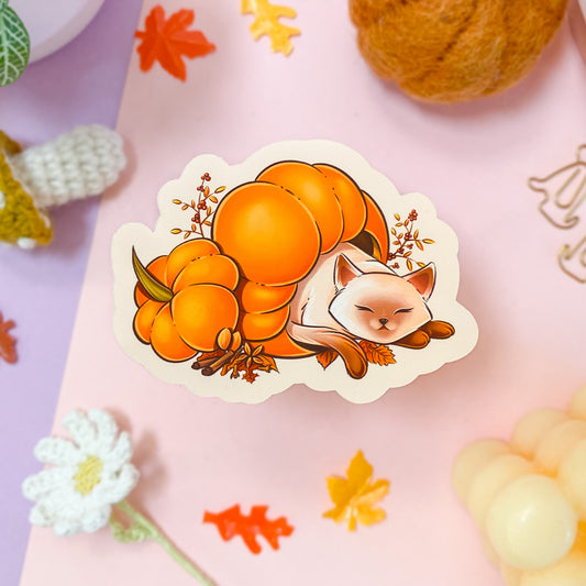 Pumpkin spice sticker