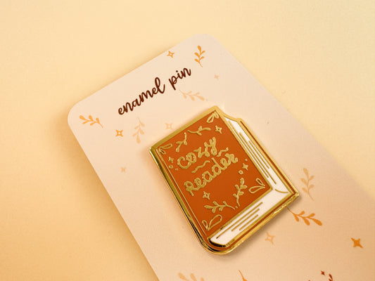 Cozy Reader - Enamel Pin