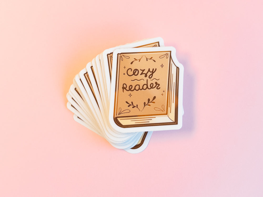 Cozy Reader Sticker