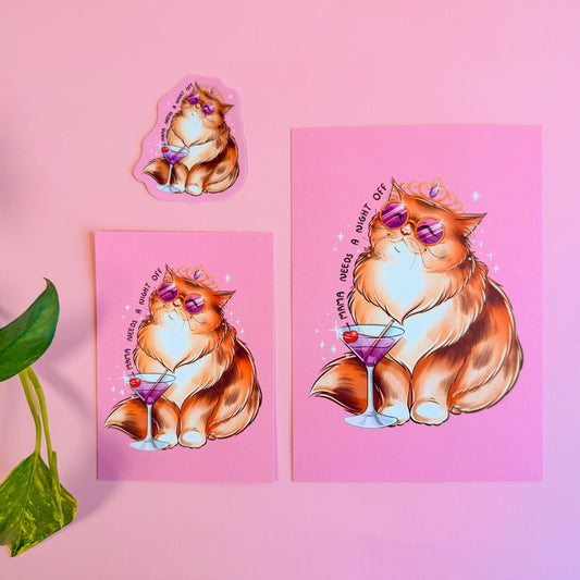Princess Donut - Art Print