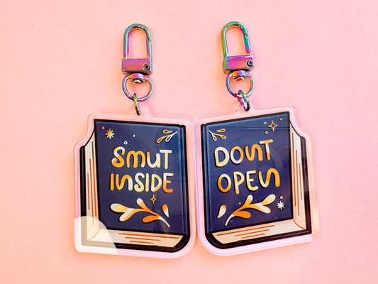Smut inside don't open - Keychain